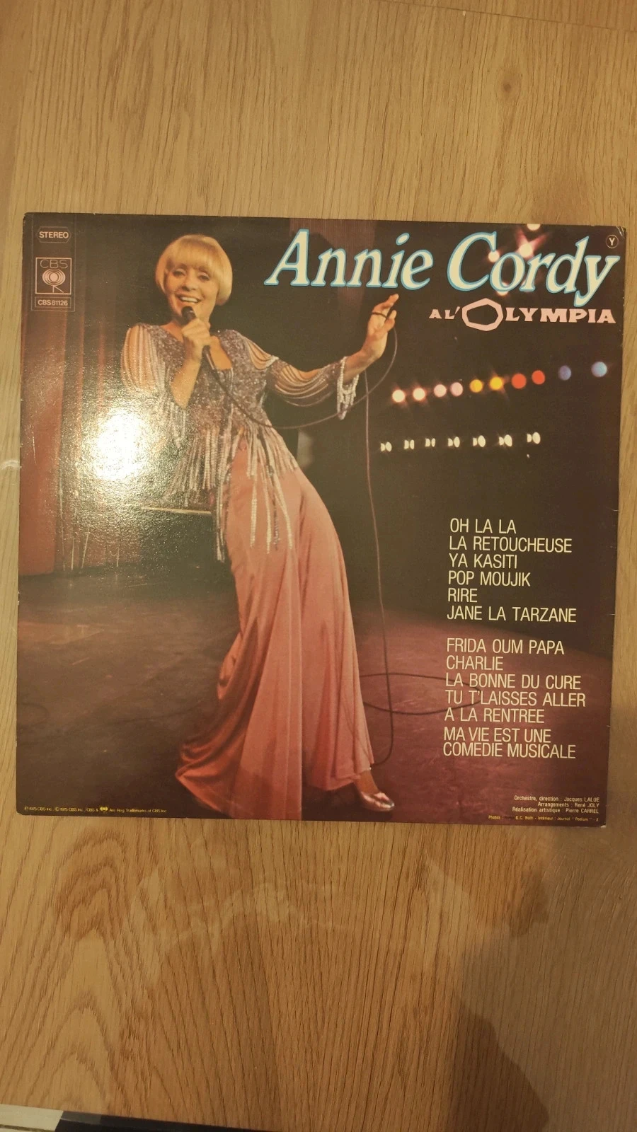 33 RPM Vinyl 'Annie Cordy at the Olympia' Live CBS – photo 2